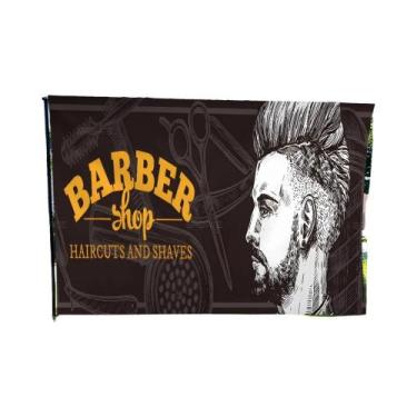 Imagem de Barbearia Retro Impresso Grande Bandeira, Arte, Ficção Científica, Qua