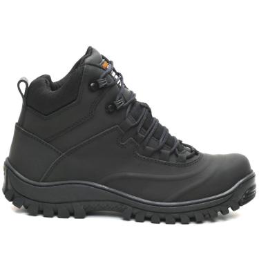 Imagem de Bota Adventure Couro Masculina Cadarço Cano Médio-Masculino