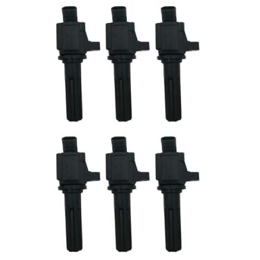 Imagem de Bobina de Ignição Automotiva 12596547 12612369 4/5/6 peças Bobina de Ignição para GMC Canyon Envoy L6 4.2L 2006-2009 (Uma cor)