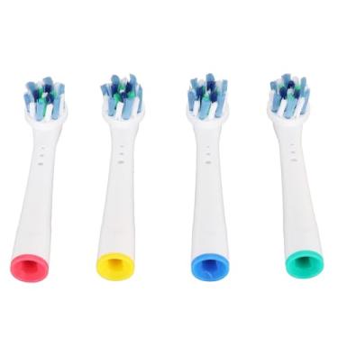 Imagem de aqxreight 4 PCS Cabeças de Escova de Dentes Elétrica Cerdas Macias Conjunto de Cabeças de Escova de Substituição para Oral B D12 D10 D16 DB4510 Agressivo Garantindo Cerdas de Cabeça Suaves e Confortáveis ​​O Macio