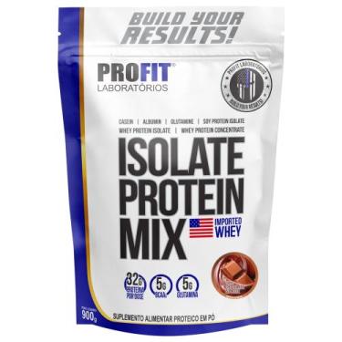 Imagem de Whey Protein Isolado Mix Refil 900g Profit Mp Importada F, Chocolate