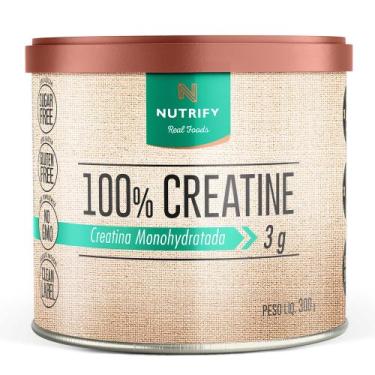 Imagem de Creatina Monohidratada 100% Creatine Nutrify, Incolor, 300g
