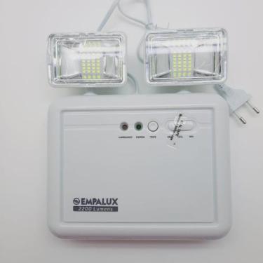 Imagem de Kit 2x Iluminação Emergência 2 Faróis 2200 Lumens - Empalux - IE34831