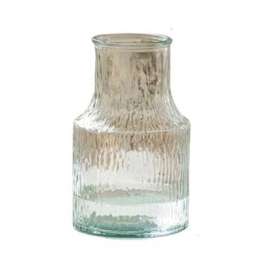 Imagem de Vasos de vidro para geleira, sala de estar, mesa de jantar, flores frescas, flores secas, arranjo de flores hidropônicas, vaso de mesa (A)