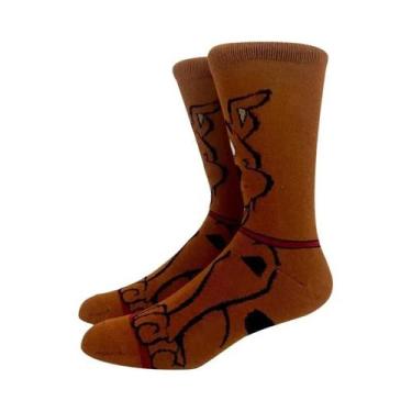 Imagem de Meias Longas Masculinas Com Personagens De Desenho Animado Confortávei