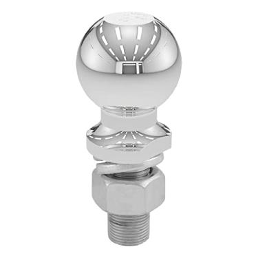 Imagem de CURT Bola de engate de reboque cromada 40007, 4,5 kg, diâmetro de 6,5 cm, haste de 2,5 cm