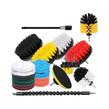 Imagem de Conjunto De Escovas Elétricas Multifuncionais Para Limpeza De Pneus E 