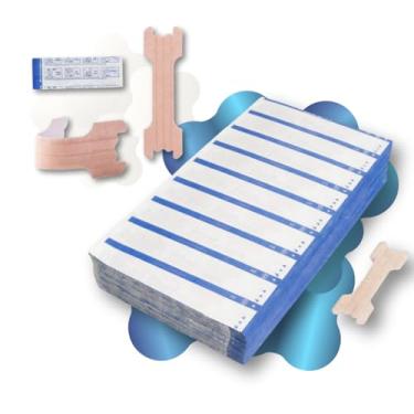 Imagem de Dilatador Nasal Adesivo Anti Ronco Kit com 100 Unidades, Tiras Nasais com Embalagem Individual, Melhora do Fluxo de Ar e da Qualidade do Sono, Tamanho Universal – Qualidade Premium LNSTORE