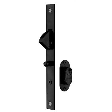 Imagem de Conjunto De Fechadura Externa 7000 Italy Preto - 92414 - Silvana