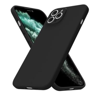 Imagem de uvcoat Capa de silicone para iPhone 11 Pro Max, capa fina de gel de borracha macia para mulheres e meninas, linda capa de telefone de TPU fosco com proteção total da câmera, design simples minimalista