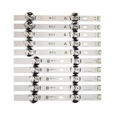 Imagem de Kit 10 Barras Led Tv Agf78401301 Lg 50 Polegadas 50Lb6500