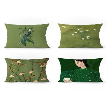 Imagem de Conjunto de fronhas inspirado na arte tradicional chinesa x4 - yiweisa