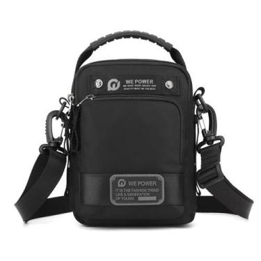 Imagem de Bolsa Messenger impermeável de nylon transversal para homens pequenos 