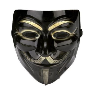 Imagem de Máscara de Cosplay V Vendettas Halloween Carnaval e Páscoa - yiweisai
