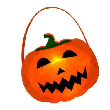 Imagem de Lanterna de abóbora Toy Kids Handcraft com iluminação dupla face - Glo