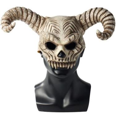 Imagem de Máscara de Halloween Infinity Gauntlet Demon Skull Ram Horns