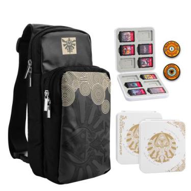 Imagem de Bolsa para Hombro RHOTALL Negra para Nintendo Switch/Lite/OLED