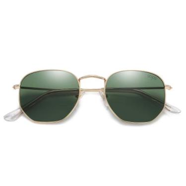 Imagem de Óculos de sol SOJOS SJ1072 quadrados pequenos polarizados para homens/