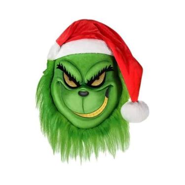 Imagem de Conjunto De Luvas Máscara Verde Para Halloween, Natal, Cosplay, Festa 