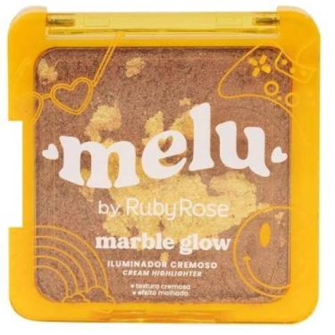 Imagem de Iluminador Cremoso Marble Glow Melu By Ruby Rose- ESCOLHA SUA COR Cor:
