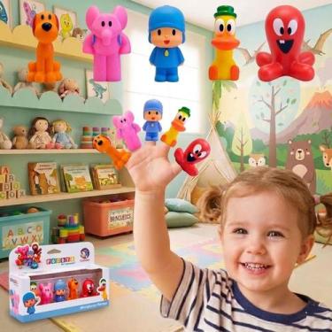 Imagem de Dedoche Vinil Dinossauro Pocoyo Galinha Pintadinha Animais - - EINSTOK