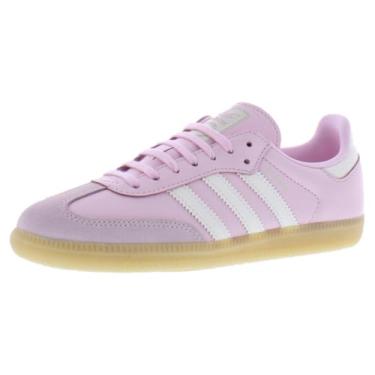 Imagem de adidas Samba OG Criança grande, Goma rosa claro e branco, 37 BR