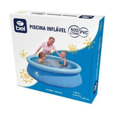 Imagem de Piscina Inflavel 500 Litros 1,50 m x 38 cm Azul Bel Fix
