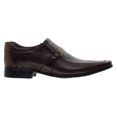Imagem de Sapato Social Masculino Rafarillo Couro 79451 Marrom, 42, Marrom