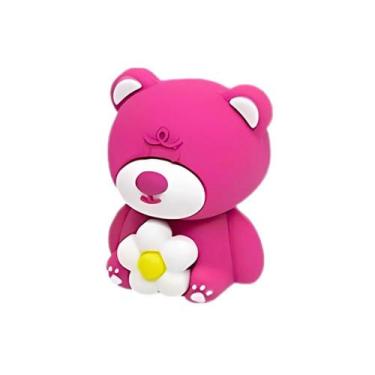 Imagem de Borracha 3D Hello, Mr. Bear MOLIN, Rosa Escuro