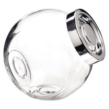 Imagem de Pote Pandora Baleiro Prata Bormilo Rocco Transparente 2,2L - BORMIOLI 