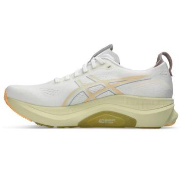 Imagem de Tênis ASICS GEL-Kayano 32 - Masculino - Branco/Laranja, 41