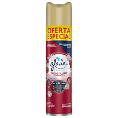 Imagem de Odorizador Glade Aerosol Frutas e Flores Vibrantes 360ml