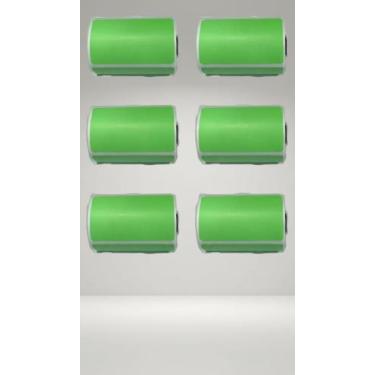 Imagem de Rolos de Etiqueta Verde para Mini Impressora - 6 un. - Congratulations