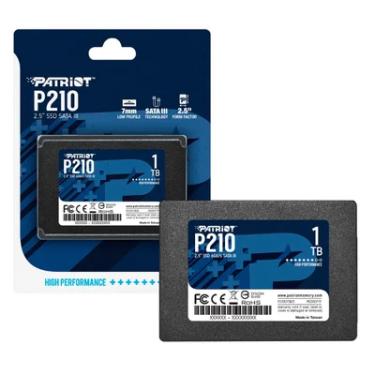 Imagem de Ssd 1tb 2.5 Sata 3 520mb/s Leit - 430mb/s Grav P210 P210S1TB25 Patriot