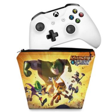 Imagem de Capa Compatível Xbox One Controle Case - Ratchet And Clank - Pop Arte