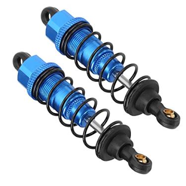 Imagem de Amortecedor RC, peças de atualização de carro RC com resistência à corrosão fácil instalação para Tamiya CC02(azul-marinho)