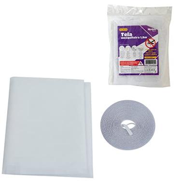 Imagem de TELA ANTI MOSQUITO PERNILONGO SEM FUROS APARTAMENTO CASA 180 X 150 CM