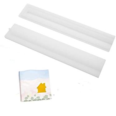 Imagem de Molde de vela de silicone para coluna de tubo doméstico Molde de silicone para fabricação de sabão embutido para sabão