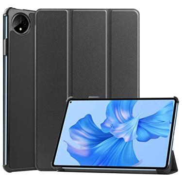 Imagem de Kepuch Custer Capas para Huawei MatePad Pro 11 2024 2022,Couro-PU Bolsas Estojos - Preto