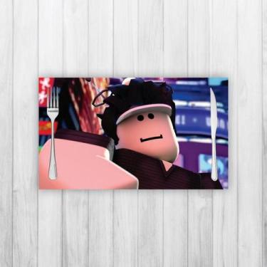 Imagem de Jogo Americano 2 Un Retangular Neoprene Personagem Roblox - Criative G