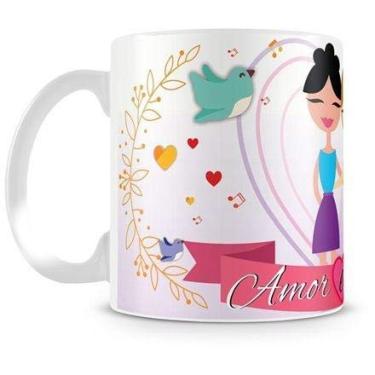 Imagem de Caneca Personalizada Amor é Amor (feminimo)