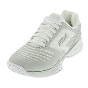 Imagem de Fila Women's Axilus Energized Tennis Shoe, White/Metallic Silver (6.0)