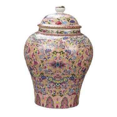 Imagem de Gralara Jarra de Gengibre de Porcelana, Vaso de Chá de Cerâmica, Peça Central, Organizador Decorativo, Jarra de para Festa, Sala de Estar, Casamento
