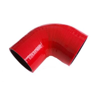 Imagem de JOIUYOLJ Mangueira de cotovelo de redução de 90 graus ID 2,36 a 6,5 cm (60 mm a 65 mm) para tubo de admissão de ar direto universal Turbo Intercooler reforçado 4 camadas 5,4 mm (90D-ID60-65)