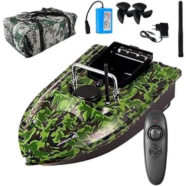 Imagem de Barco de isca de pesca, barco localizador de peixes remoto de 500M Barco de isca de controle remoto Barco de isca de pesca de carpa RC Boilies Grande capacidade de carregamento Barco RC Lanc