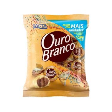 Imagem de Pacote de Bombom Chocolate Ouro Branco 1kg - Lacta