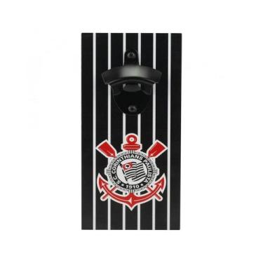 Imagem de Abridor Garrafas Ímã Geladeira 25x11cm Corinthians - Mileno