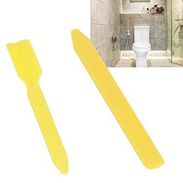 Imagem de Raspador utilitário, 2 peças de raspador de costura de silicone, kit de ferramentas de remoção de de limpeza para vidro de azulejo, pistolas de calafetagem manual