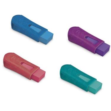 Imagem de Apontador Com Borracha Fc Mix Glitz Cores Sortidas - Faber Castell