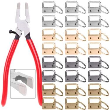 Imagem de Conjunto de hardware Key Fob Shynek 40 unidades - Chaveiro de 2,54 cm 